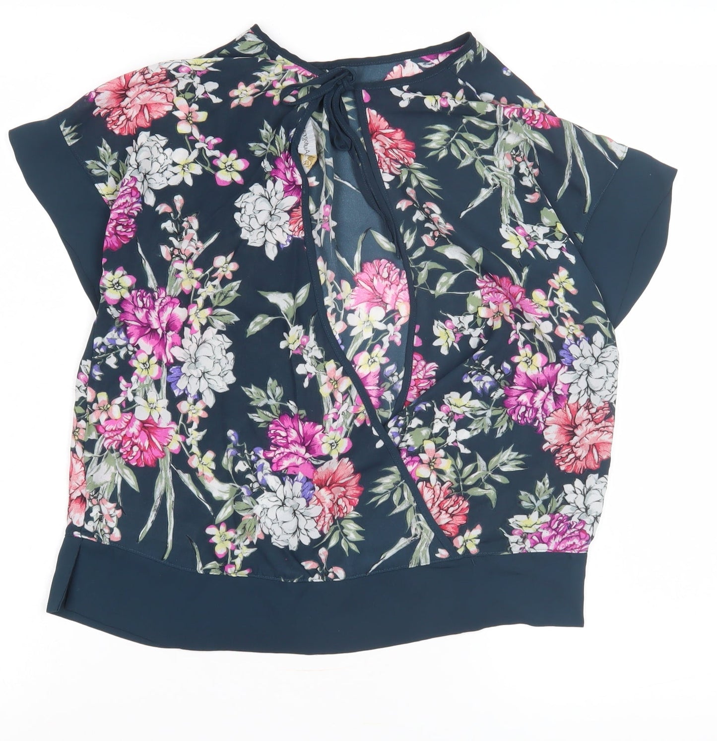 Autograph Women's Multicoloured Wrap Blouse UK 8