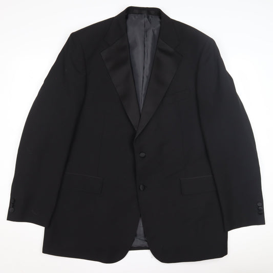 Marks and Spencer Men's Black Tuxedo Blazer, Size 40L
