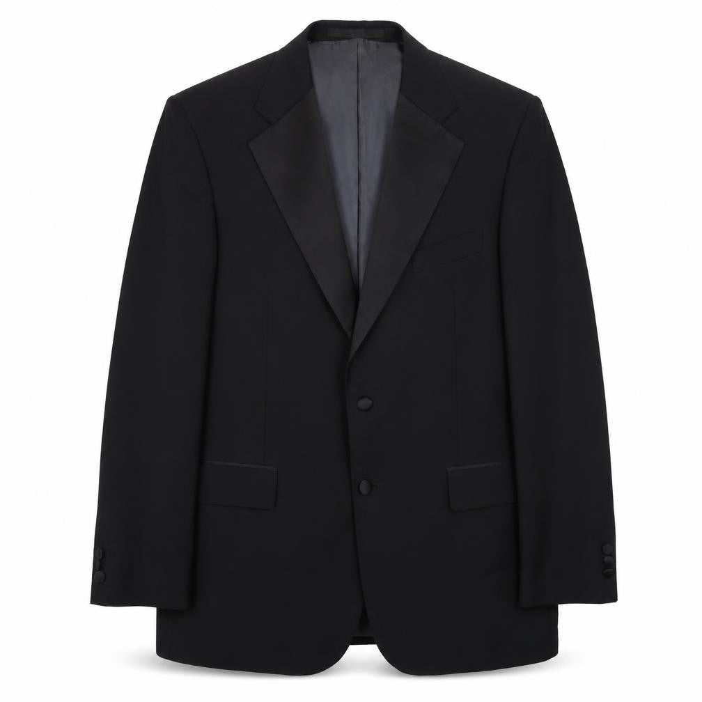 Marks & Spencer Men's Black Tuxedo Blazer, Size 40L