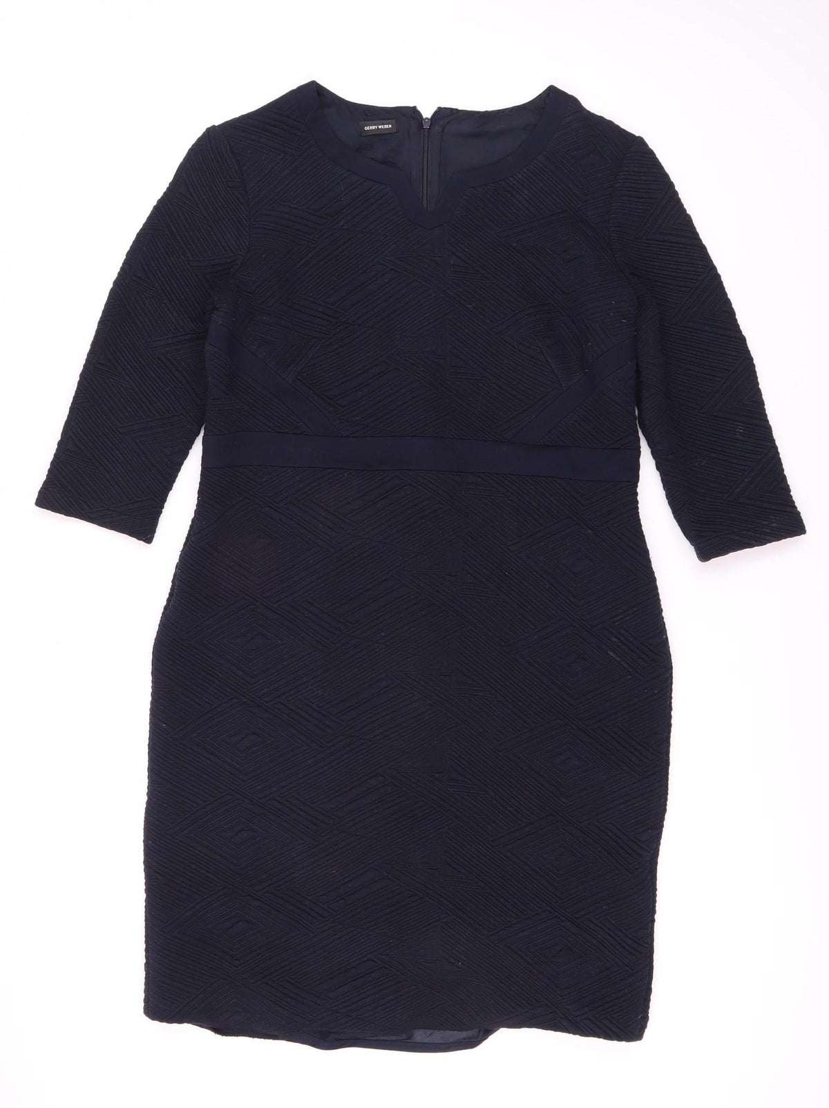 Gerry Weber Women's Blue 3/4 Sleeve Dress Size 14
