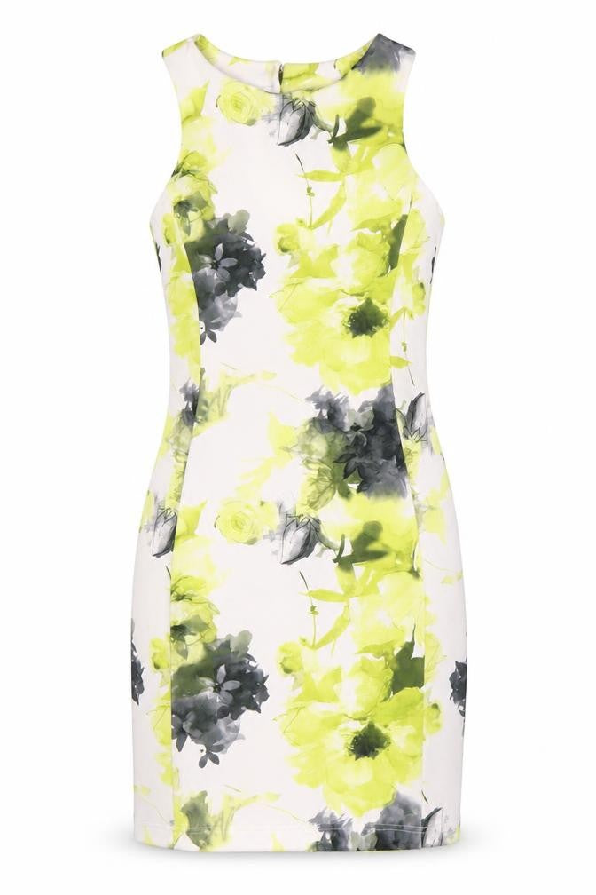 Quiz Women's Multicoloured Floral Bodycon Dress Size 10