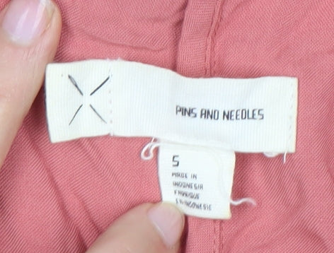 Pins and Needles Women's Pink Sleeveless Dress Size S