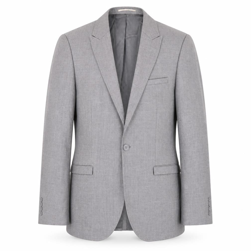 White Label Men's Grey Blazer, Size 36R Formal Jacket