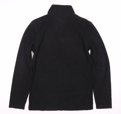 MCKENZIE Men's Black Fleece 1/4 Zip Sweatshirt - S