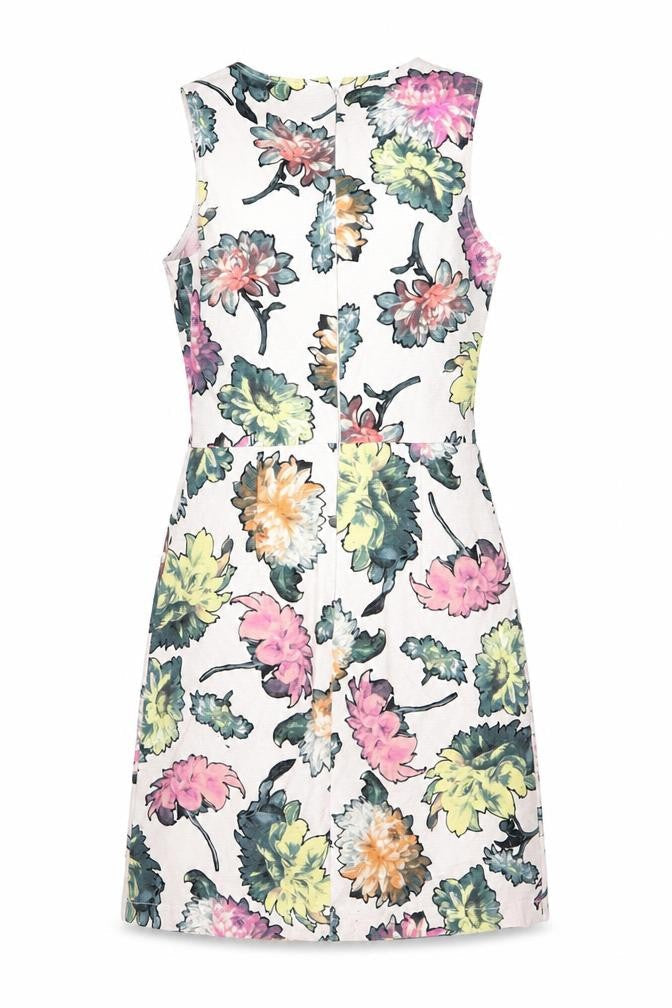 Warehouse Women's Multicoloured Floral Dress Size 9