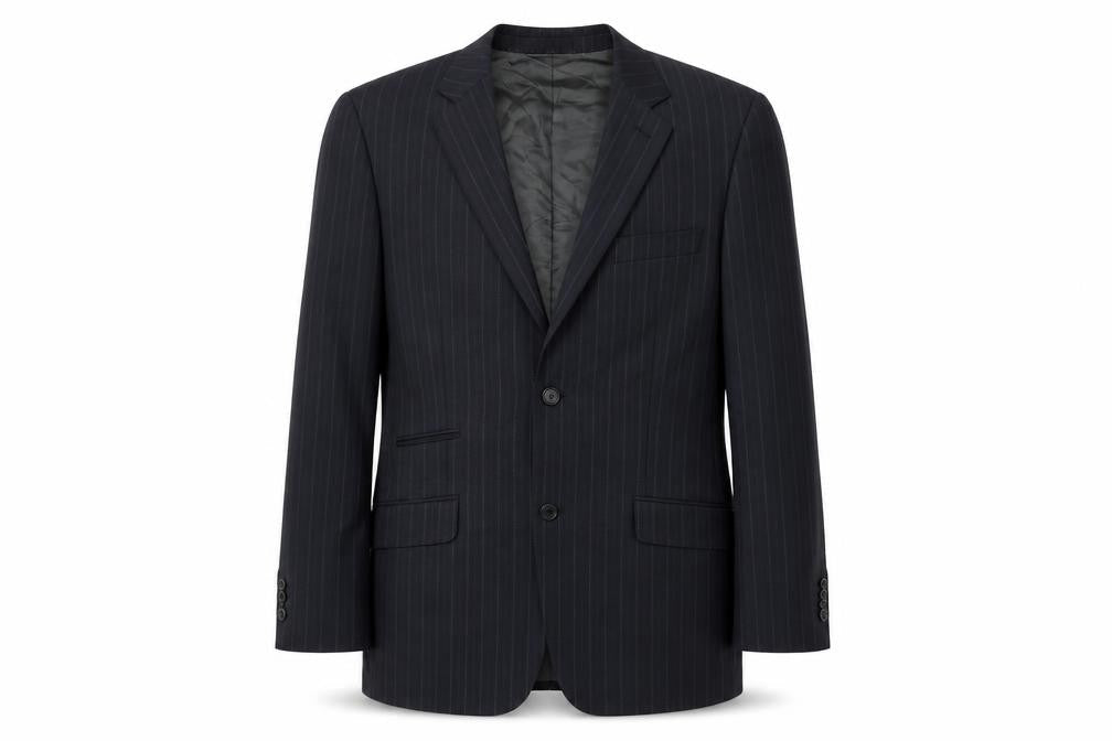Simon Carter Men's Blue Striped Blazer, Size 40R