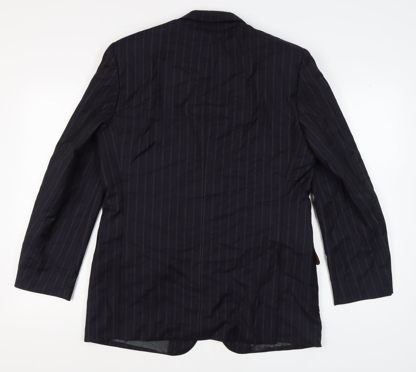 Simon Carter Men's Blue Striped Blazer, Size 40R