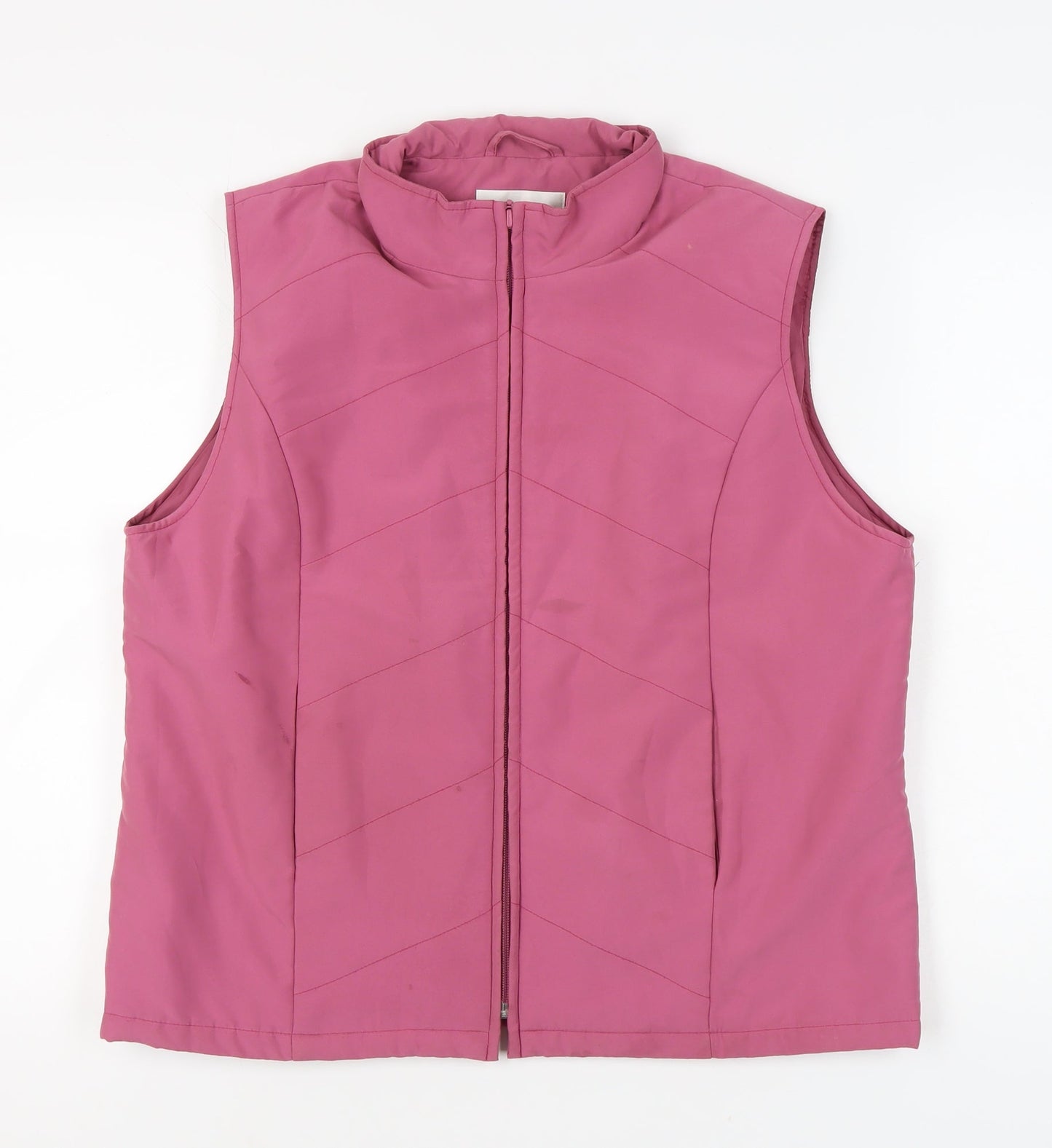 EWM Women's Pink Sleeveless Waistcoat Medium