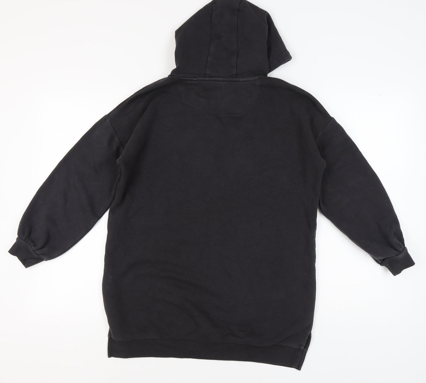 Marks and Spencer Girls Black Pullover Hoodie, 12-13 Years