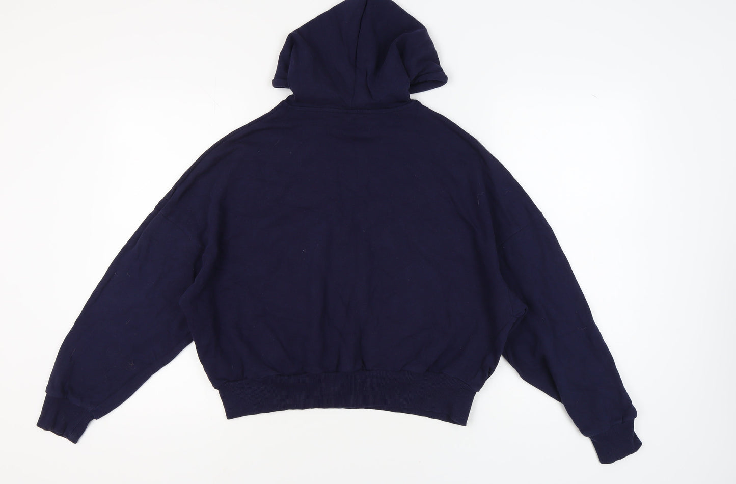 ASOS Women's Blue Cotton Pullover Hoodie Size 10