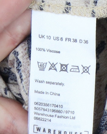 Warehouse Women's Multicoloured Dress Size 10