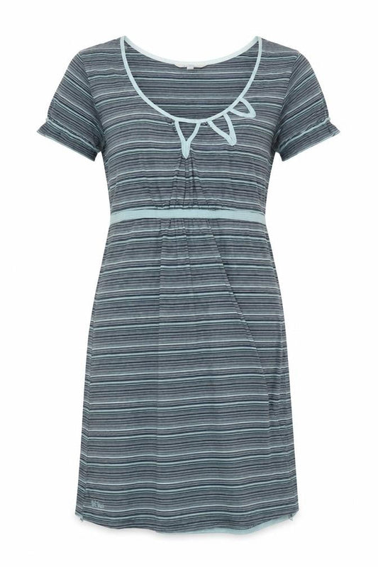FatFace Women's Blue Striped Scoop Neck Dress Size 10