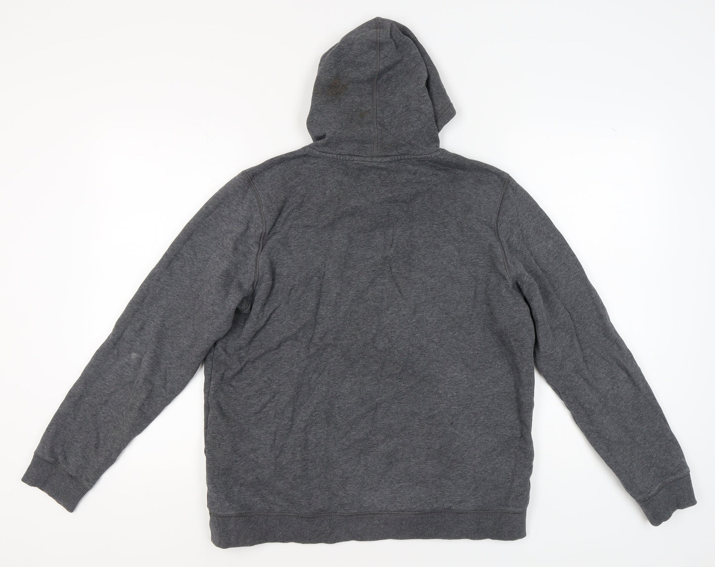 Under Armour Grey Pullover Hoodie Unisex L Fleece