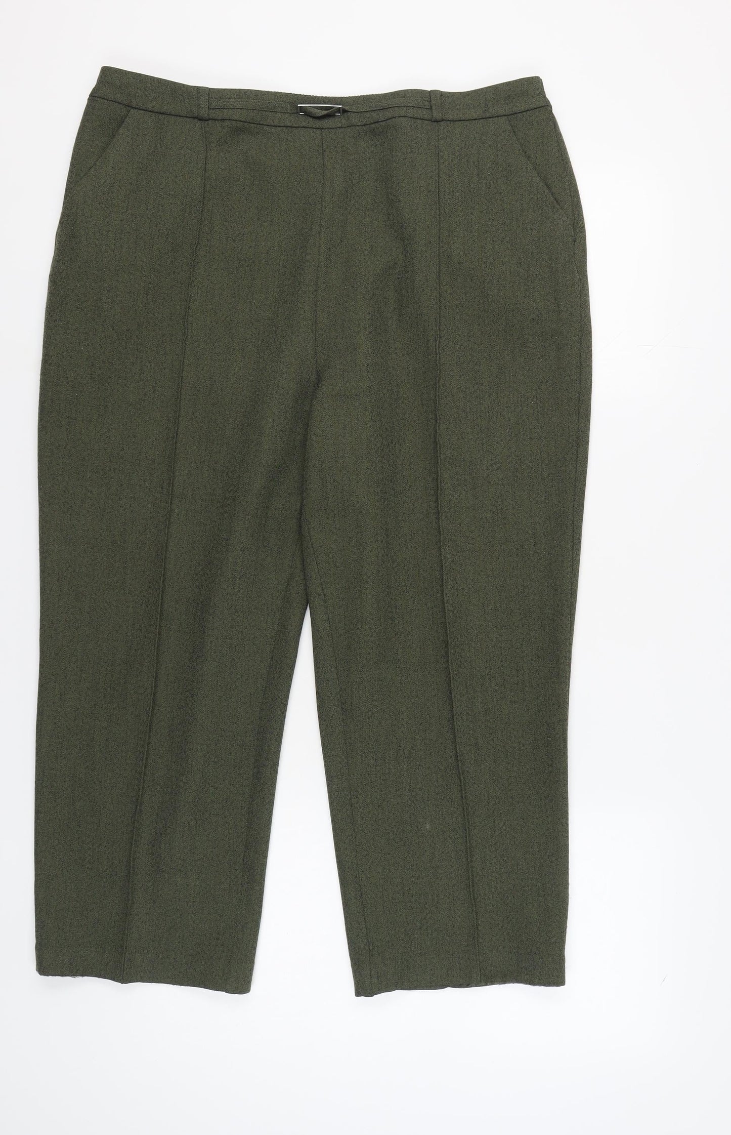 Honor Millburn Womens Green Trousers Size 20