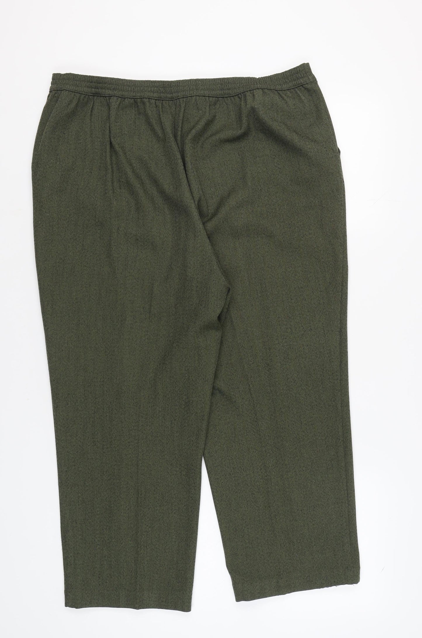 Honor Millburn Womens Green Trousers Size 20