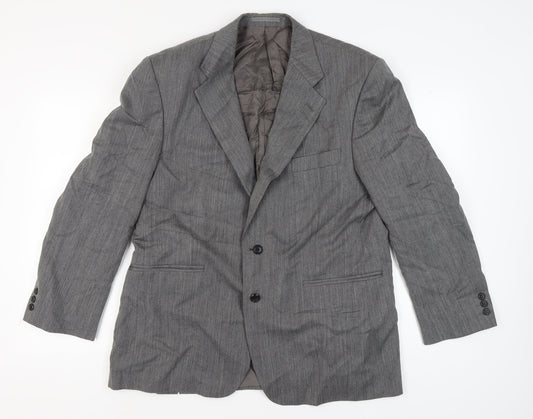 Debenhams Grey Men's Blazer, Size 44 Regular Fit