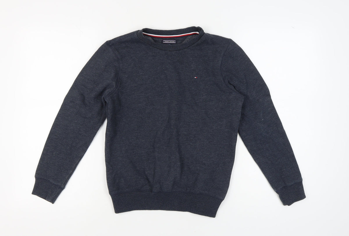 Tommy Hilfiger Boys Blue Pullover Sweatshirt Size 24