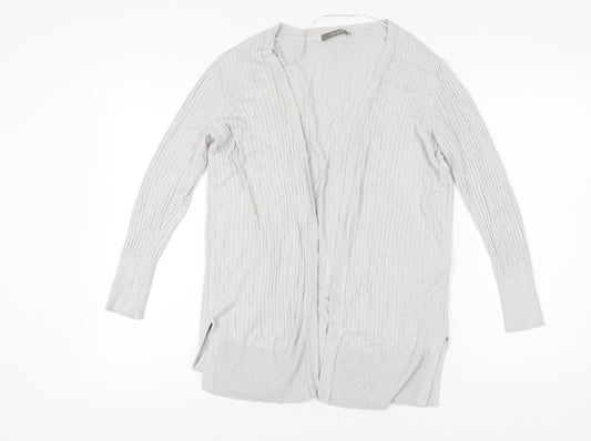 Oasis Women's Grey Cardigan Small V-Neck