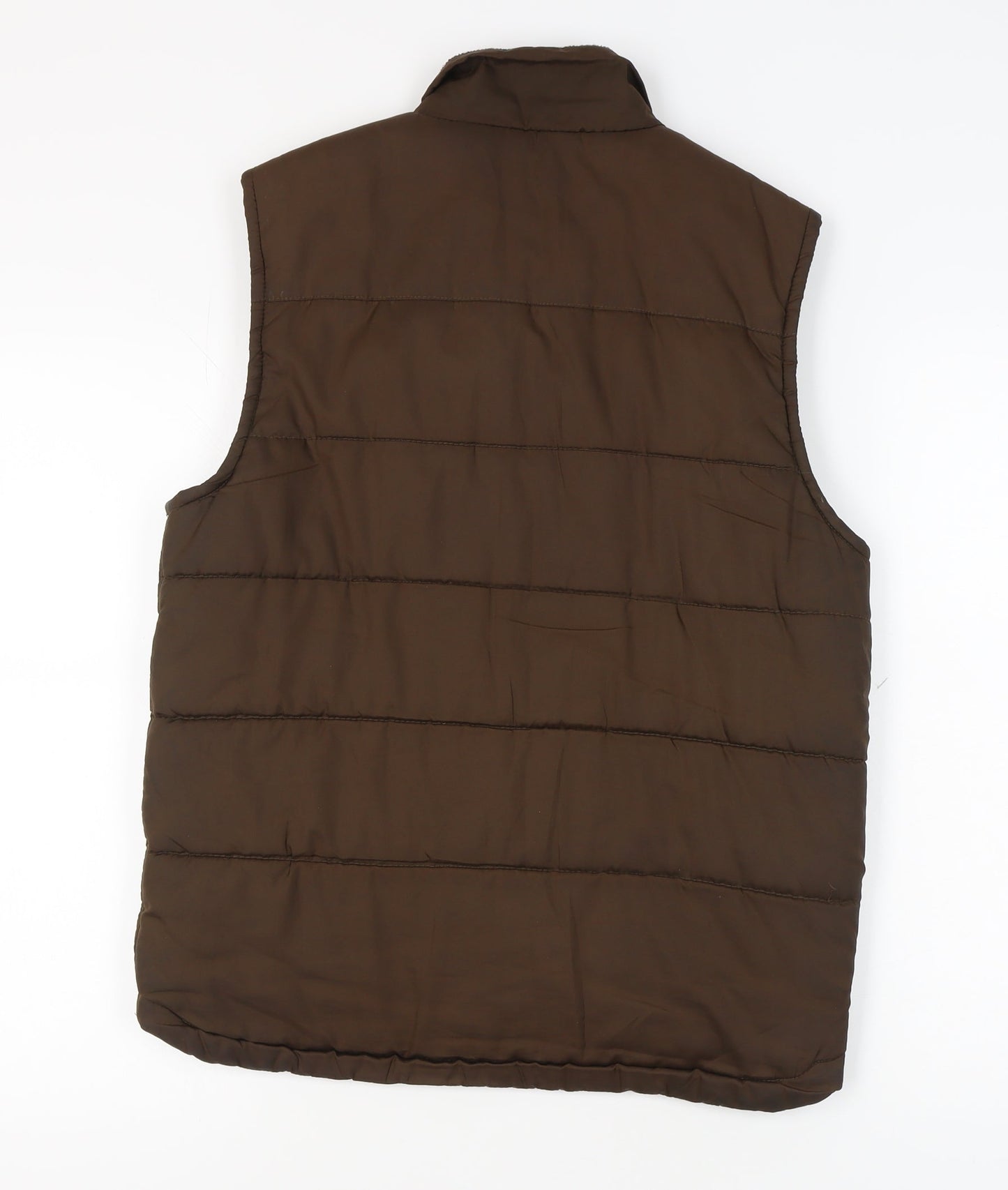 NordicTrack Men's Brown Puffer Waistcoat S - Winter Essential