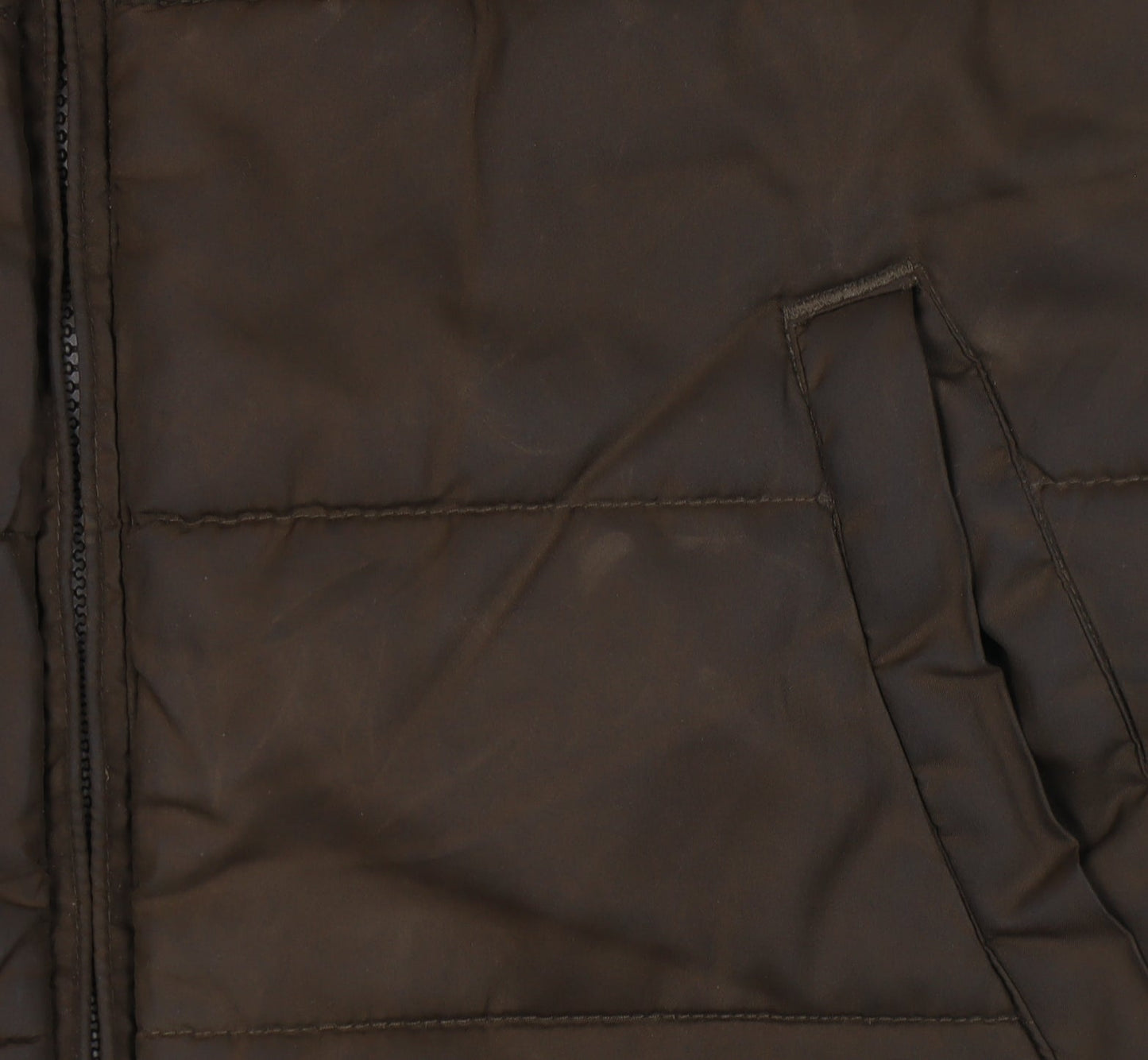 NordicTrack Men's Brown Puffer Waistcoat S - Winter Essential