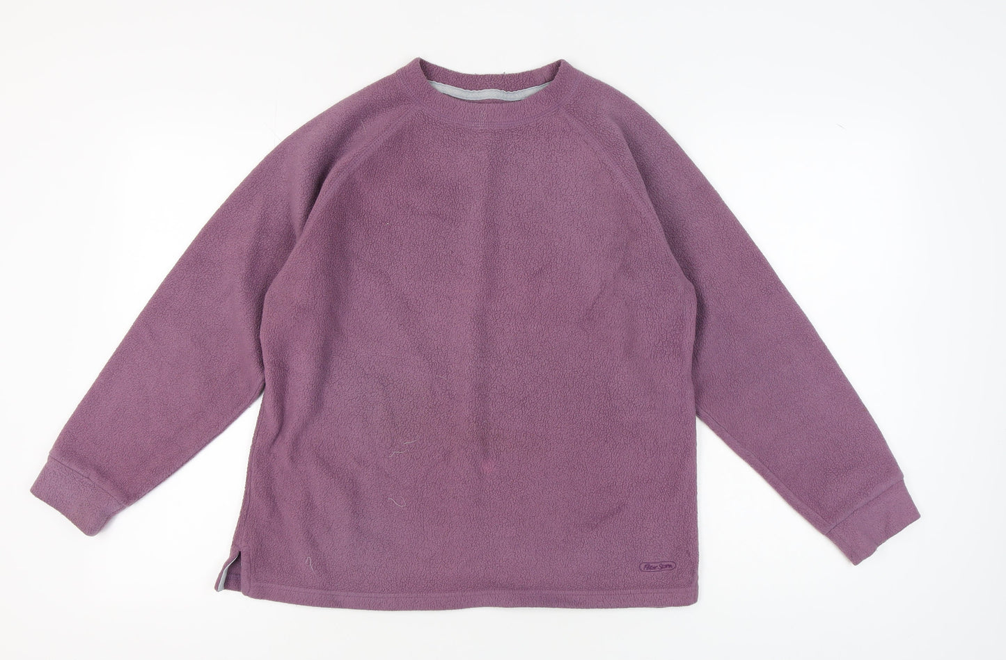 Peter Storm Women's Purple Fleece Pullover Sweatshirt Size 14