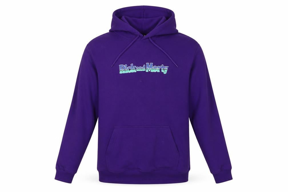H&M Rick and Morty Purple Hoodie M Unisex