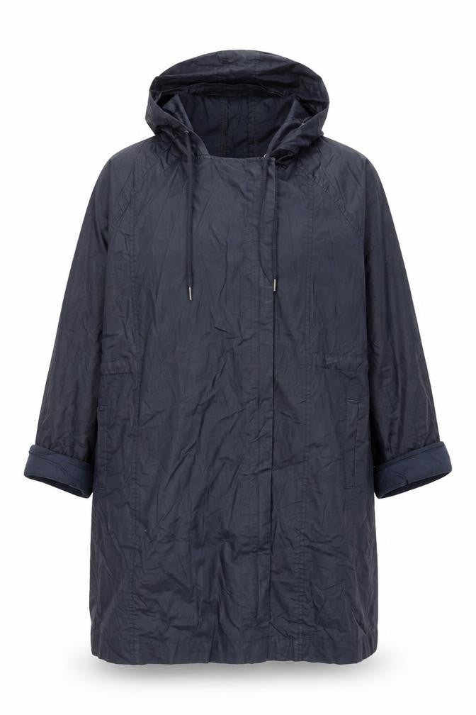 Marks & Spencer Women's Hooded Blue Jacket L