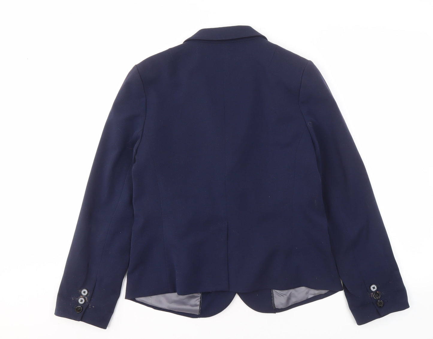 Gap Women's Blue Blazer Regular Fit, Size 8