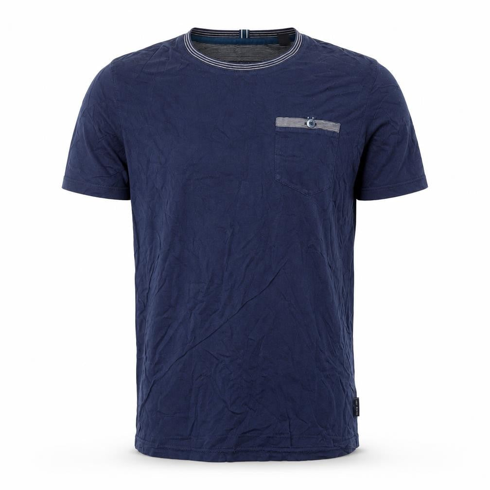 Ted Baker Men's Blue Crew Neck T-Shirt Small