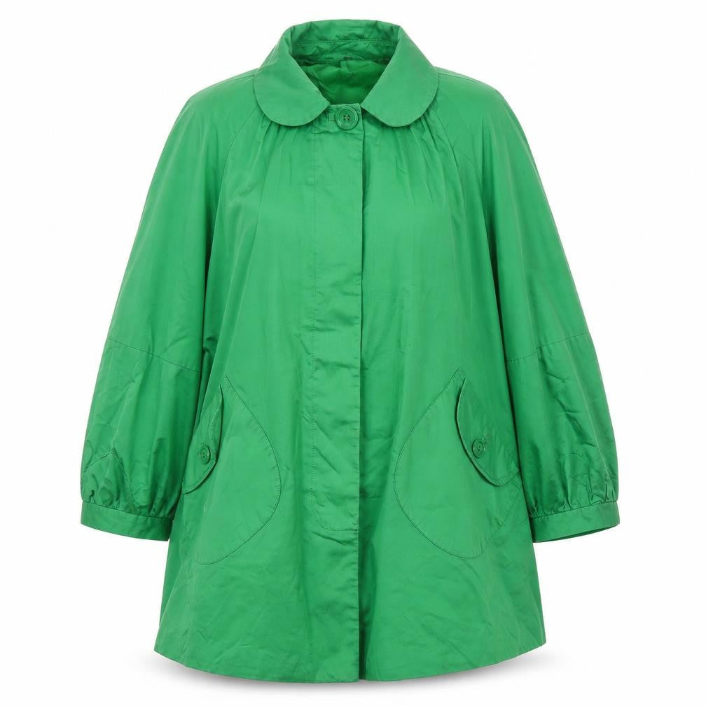 French Connection Women's Green Mid-Length Coat Size 12
