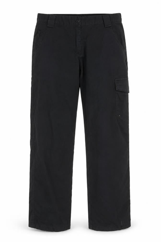 Dickies Men's Black Cargo Trousers, Size 14, Straight Leg