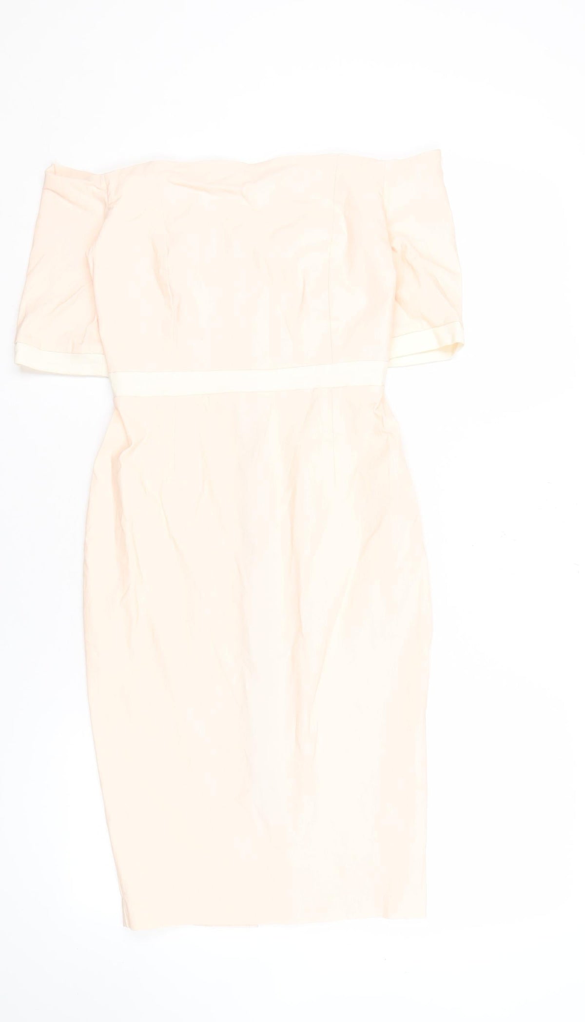 Vesper Women’s Ivory Dress Size 10 Zip Accents