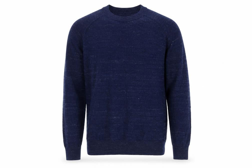 GAP Men's Medium Blue Cotton Pullover Jumper