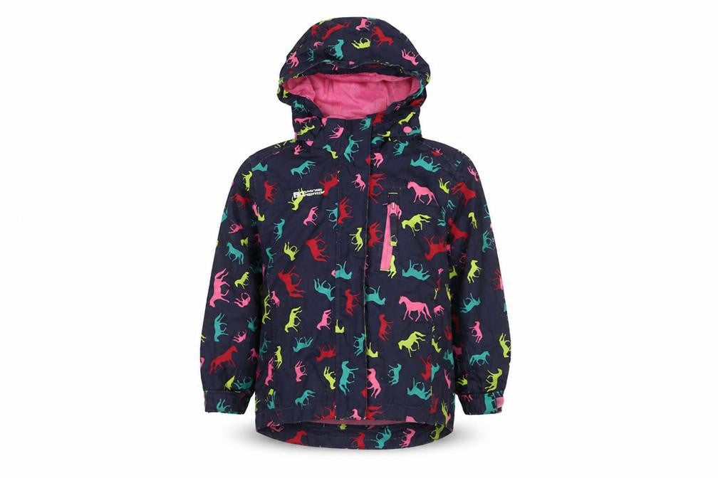 Mountain Warehouse Girls Multicoloured Animal Print Rain Coat