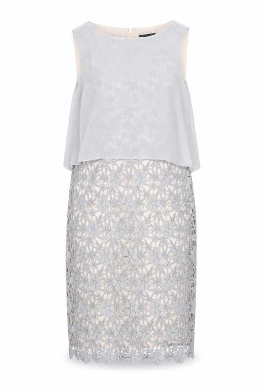 Phase Eight Women's Grey Floral UK 12 Dress