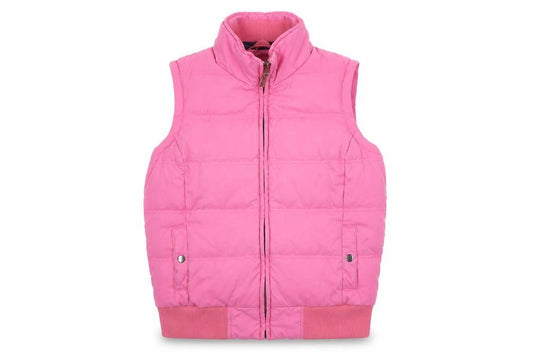 FatFace Women's Pink Puffer Waistcoat Vest Size 12