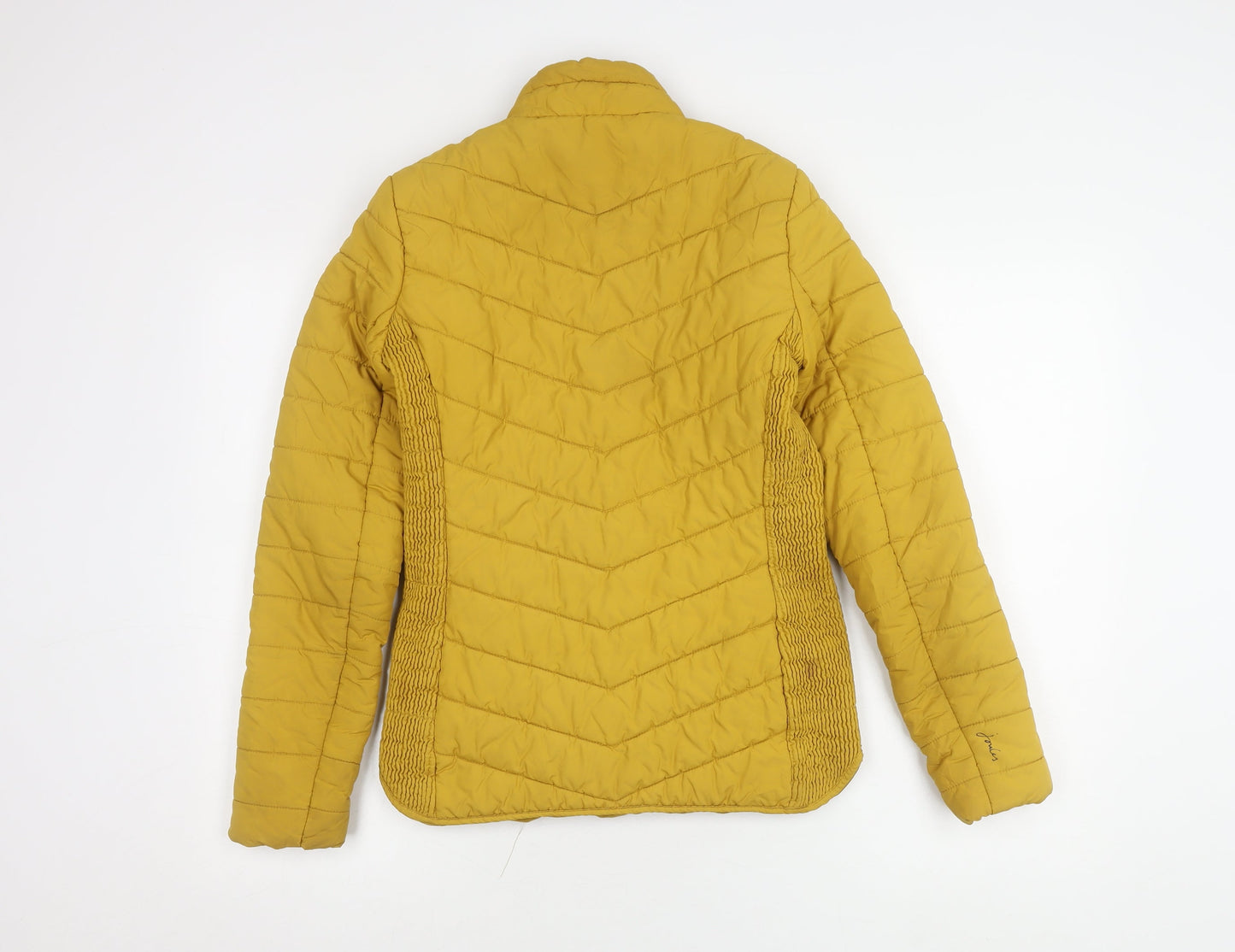 Joules Women's Yellow Puffer Jacket Size 10