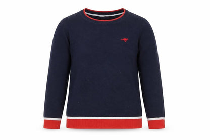 Front view of KangaROOS Women's Blue jumper, size 14/16