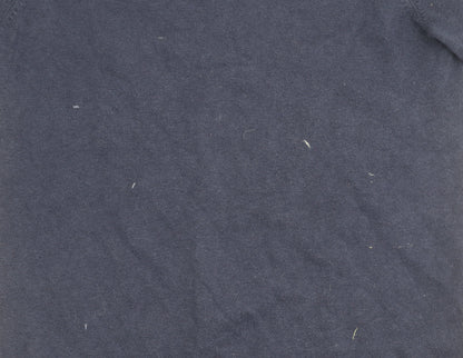 Close-up detail of KangaROOS Women's Blue jumper, size 14/16