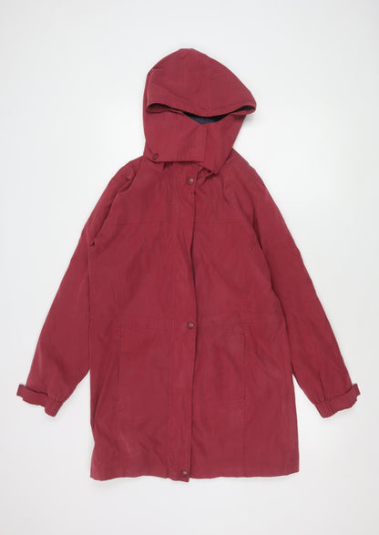 Hawkshead Women's Red Hooded Jacket Size 10