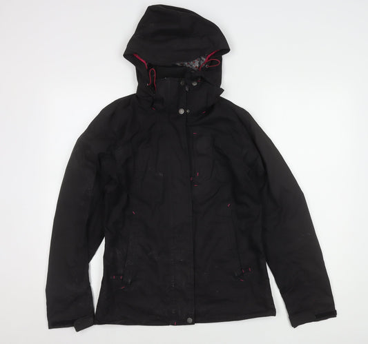 Decathlon Women's Black Parka Jacket S
