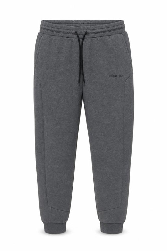 Front view of Adidas Men's Grey Jogger Trousers S