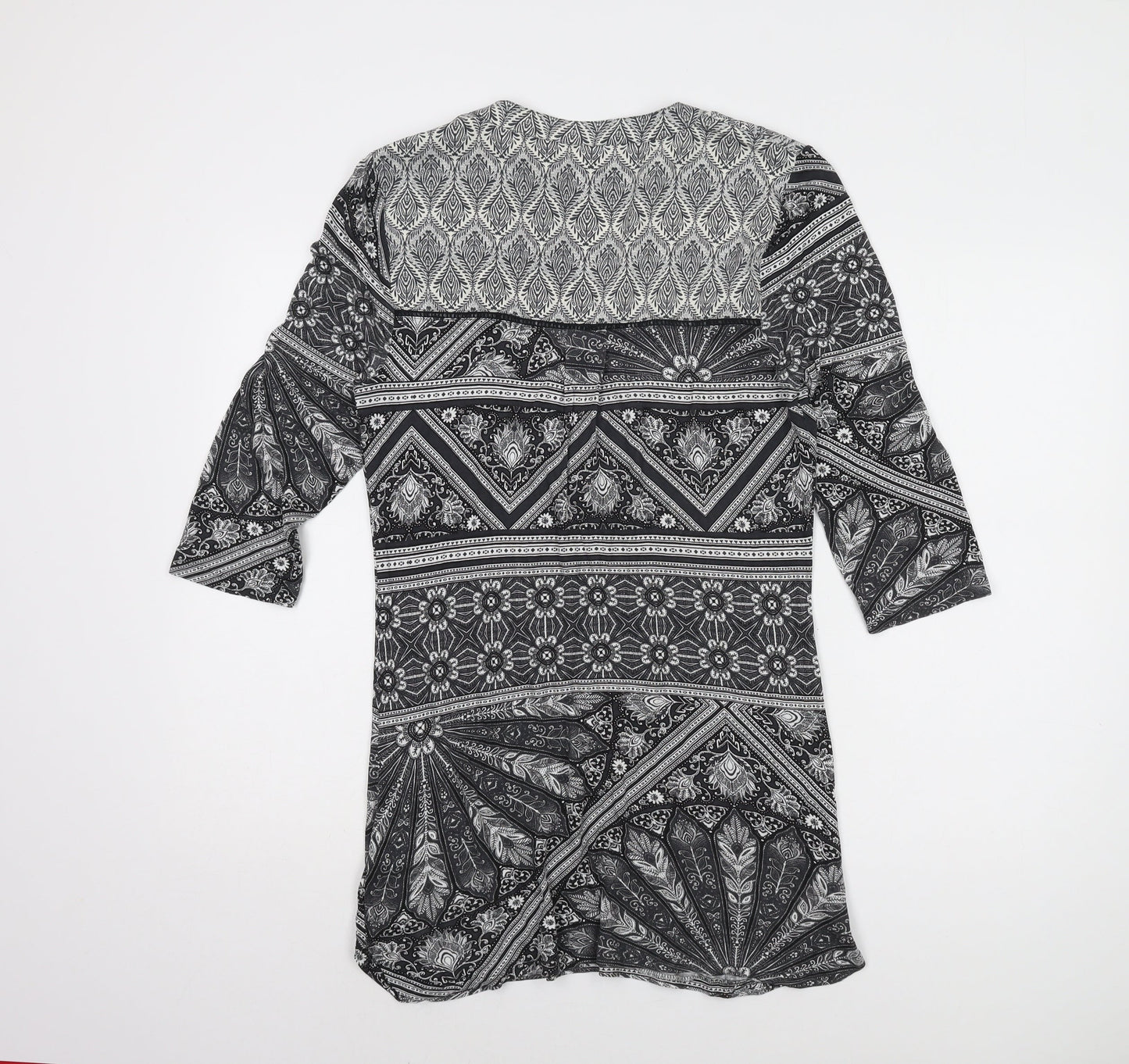 Next Women's Viscose Geometric Top, Size 14