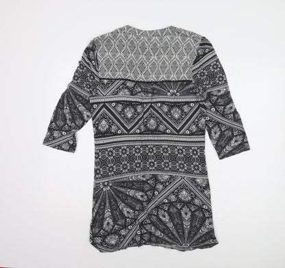 Next Women's Viscose Geometric Top, Size 14