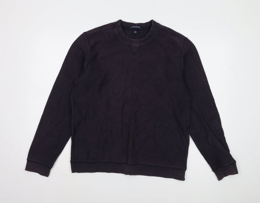 Lands' End Men's Black Pullover Sweatshirt M