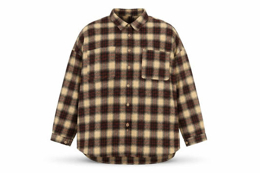 Boohoo Women's Plaid Jacket UK 14 Multicoloured Casual