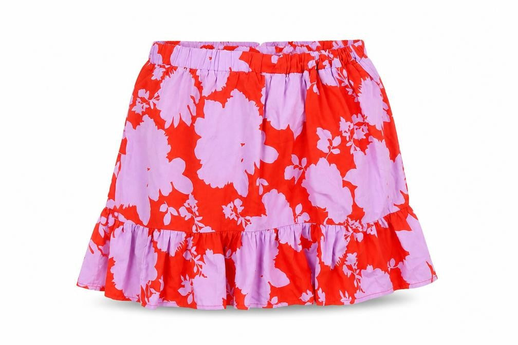 Boohoo Floral Women's Skirt, Size 16, Multicoloured