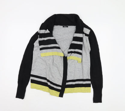M&Co Women's Multicolour Striped Cardigan XS