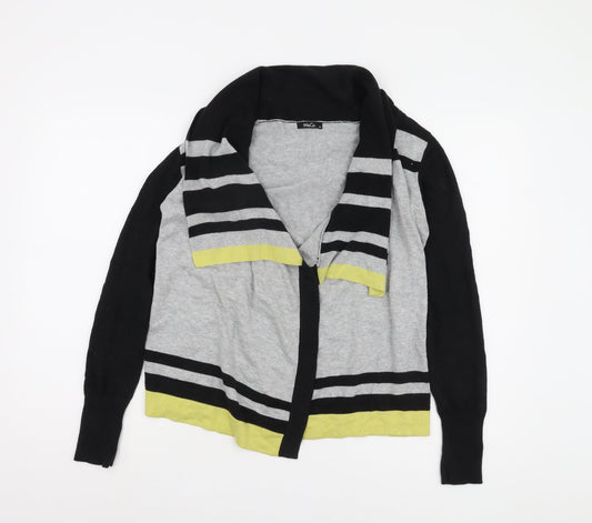 M&Co Women's Multicolour Striped Cardigan XS