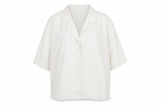 Fosby Design Women's Ivory Linen Blazer Size 16